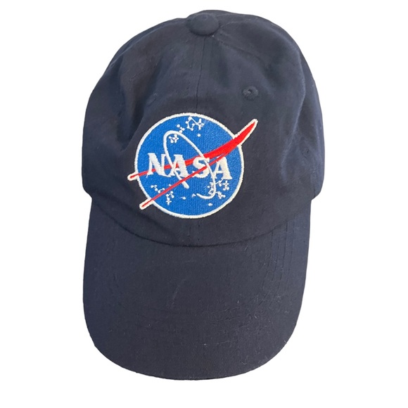 NASA Youth Kids Unisex Fabric Adjustable Strap Baseball Cap - Picture 2 of 7
